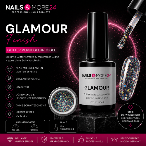 NAM24 - Glamour Finish | 10ml ohne Schwitzschicht